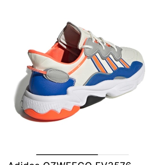 Adidas Ozweego Off White Blue Grey Two Orange , sneaker, trainer ,running. - Picture 5 of 6